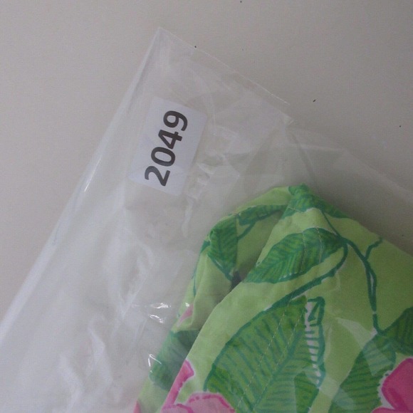 Vintage Lilly Pulitzer Pants Floral Pink Green - Picture 14 of 14